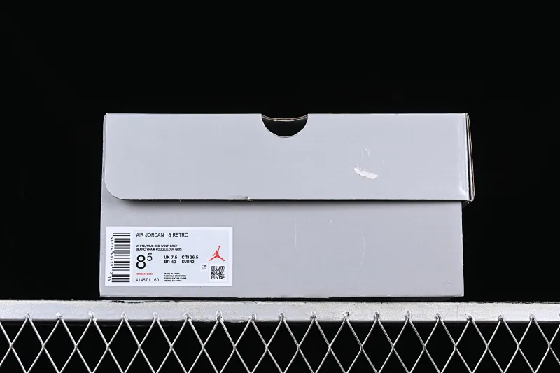 All categories Air Jordan Jordan series basketball shoes Air Jordan 13 pure original Air Jordan 13 Retro "Wolf Grey" AJ13 Joe 13 wolf gray first layer real carbon real cat eye 414571-160